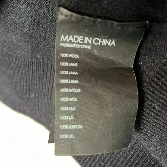 [XL]Club Monaco Wool Color Block Stripes  Crew Neck Sweater-NWOT - Picture 6 of 9